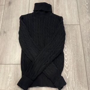 GAP black turtleneck sweater